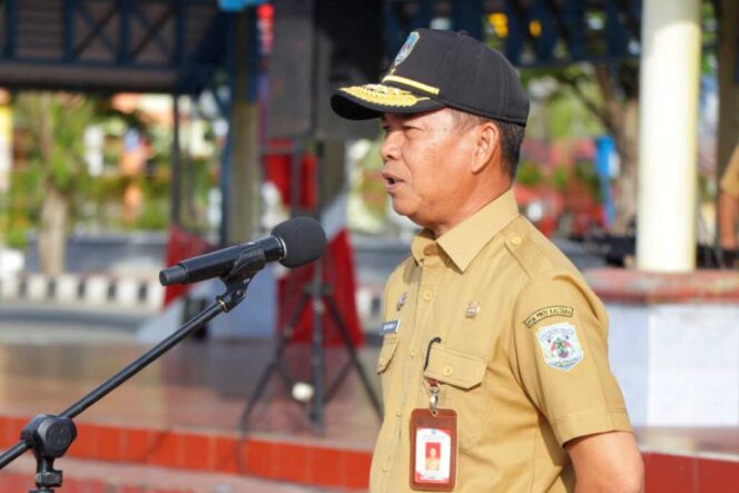 
 Apel Gabungan, Datu Iqro Tegaskan Disiplin ASN