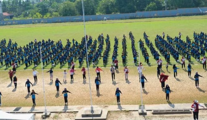 
 Bupati Apresiasi Karya Tari Jepen Massal Siswa SMPN 1 Nunukan