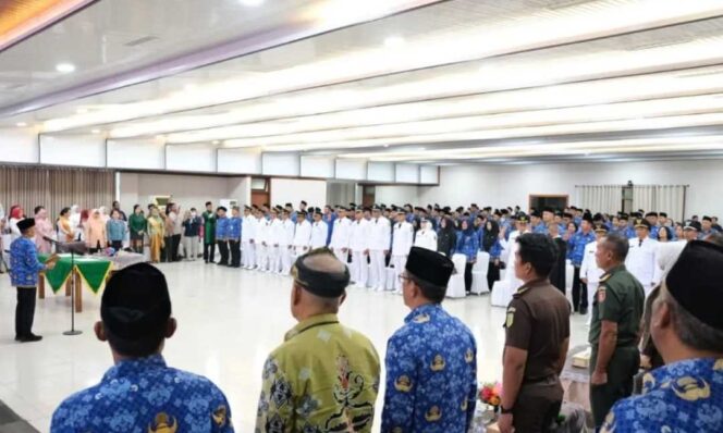 
 Pelantikan 208 Pejabat, Bupati Tegaskan Sistem Merit dan Evaluasi Kinerja 6 Bulan