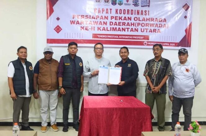 
 Penandatanganan MoU Porwada II Kaltara 2026, Nunukan Siap Jadi Tuan Rumah