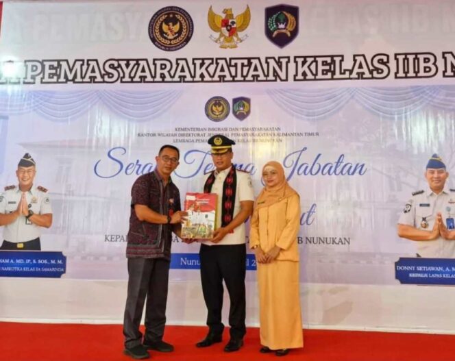 
 Pucuk Pimpinan Lapas Kelas II B Nunukan Berganti, Donny Setiawan Gantikan Puang Dirham