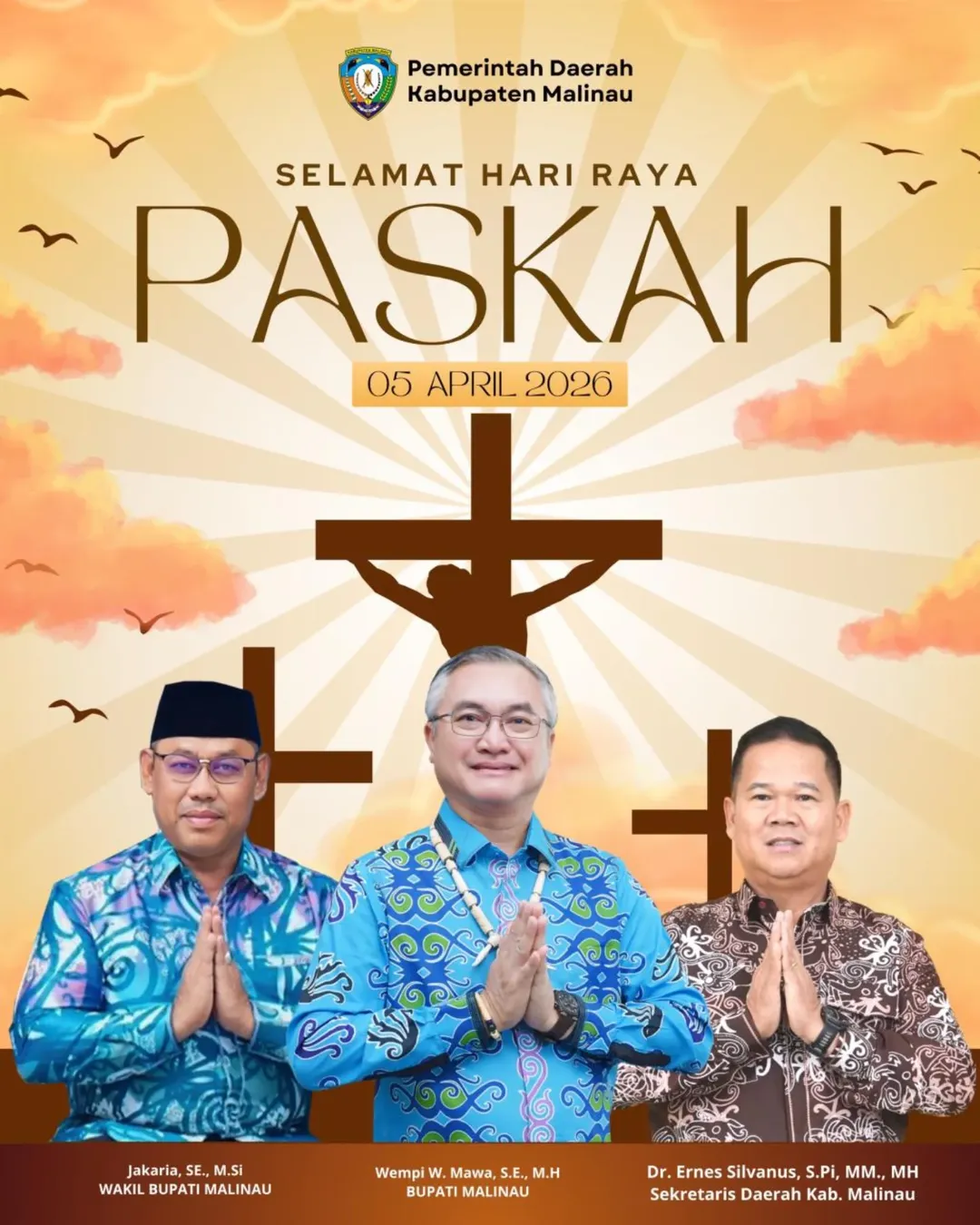 Selamat Hari Raya Paskah Pemkab Malinau