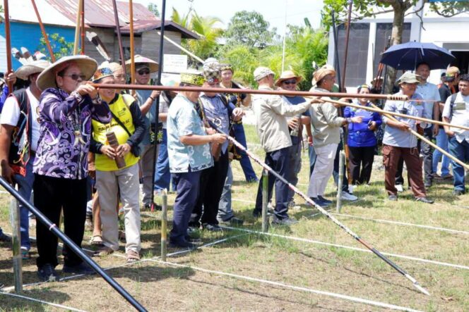 
 Wagub Buka Turnamen Sumpit di Pesta Panen Teras Nawang