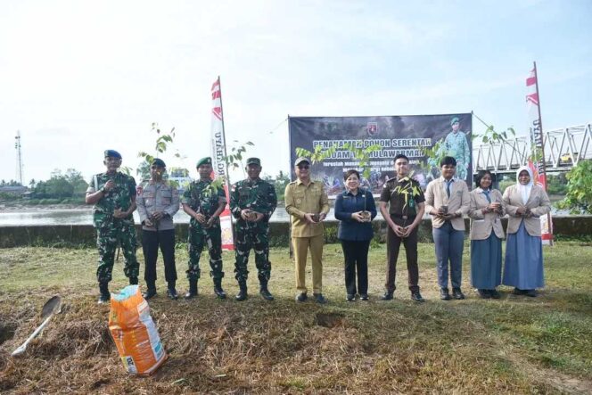 
 Bupati Wempi Mawa Apresiasi Gerakan Penanaman Pohon Serentak KODAM VI Mulawarman