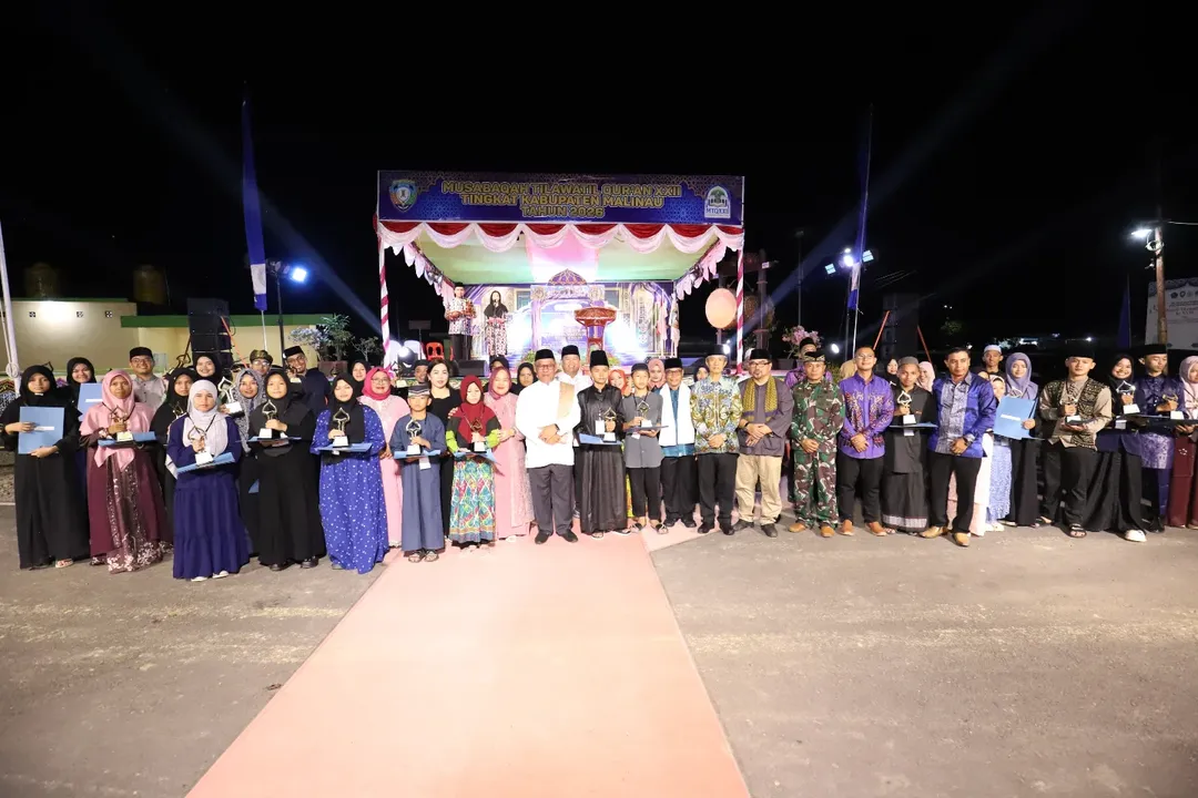 Wabup Jakaria Resmi Tutup MTQ ke-22 Tingkat Kabupaten Malinau