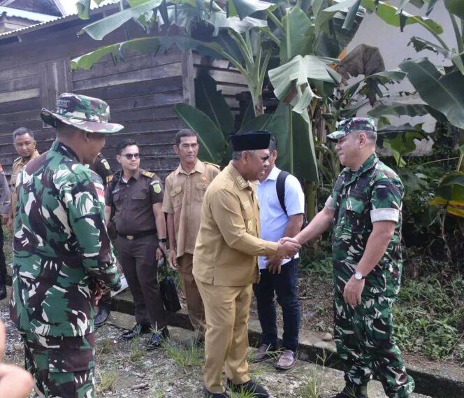 
 Wabup Malinau Hadiri Kunjungan TIM Wasev TMMD Wiltas ke-128 di Desa Luso