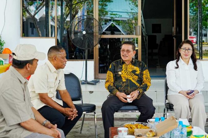 
 Wagub Tinjau Kantor Bupati Bulungan Pasca Kebakaran, Sampaikan Keprihatinan