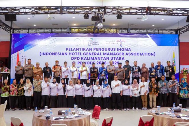 
 IHGMA Kaltara Resmi Dilantik, Gubernur Dorong Industri Hotel Angkat Citra Daerah