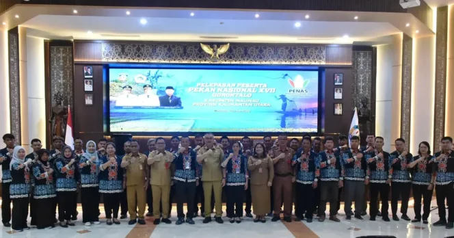 
 Bupati Wempi Mawa Lepas Kontingen Malinau Ikut Penas XVII 2026 di Gorontalo