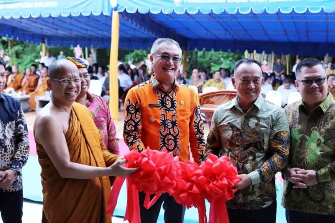 
 Bupati Malinau Resmikan Gedung Sekolah Minggu Buddha, Dorong Pembinaan Karakter Generasi Muda
