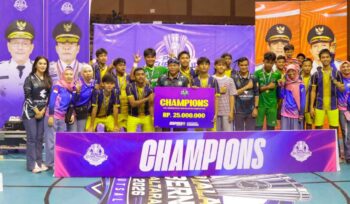 Tutup Turnamen Futsal Pelajar, Gubernur Motivasi Atlet Muda Raih Prestasi Lebih Tinggi