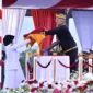 Bupati Malinau Jadi Inspektur Upacara Penurunan Bendera HUT Ke-81 RI