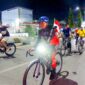 Malam di Tepian Kayan, Gubernur Ikut Gowes Bareng Ratusan Warga