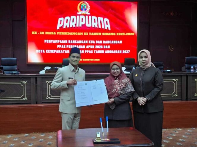 
 Pendapatan Daerah Turun Rp64,59 Miliar, KUA-PPAS Perubahan APBD 2026 Nunukan Disepakati