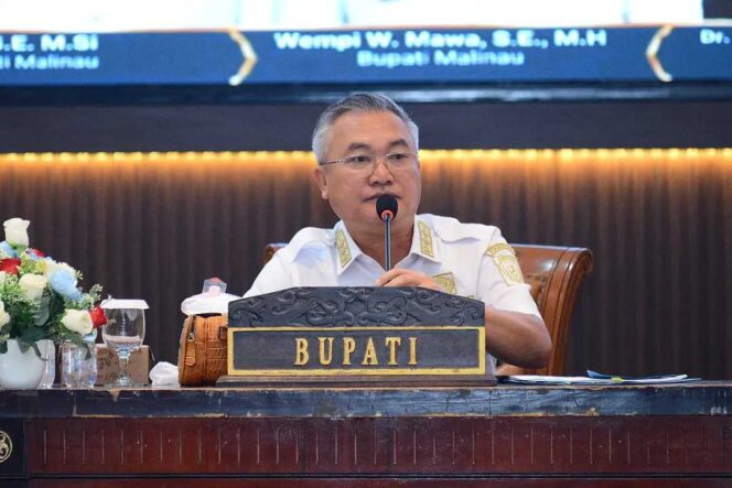 
 Rapat Intimung Terbatas, Bupati Wempi Tekankan Kerja Disiplin dan Profesional Dilingkungan Pemda Malinau