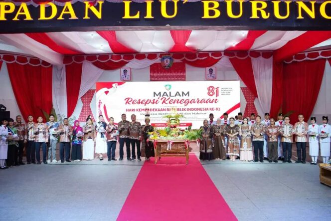 
 Resepsi Kenegaraan HUT Ke-81 RI, Malinau Rayakan Tumpeng Kemerdekaan Dalam Balutan Kebersamaan