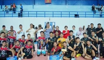 Sahabat Pandawa Berjaya di Final Turnamen Bola Voli BMC Open Ke-V