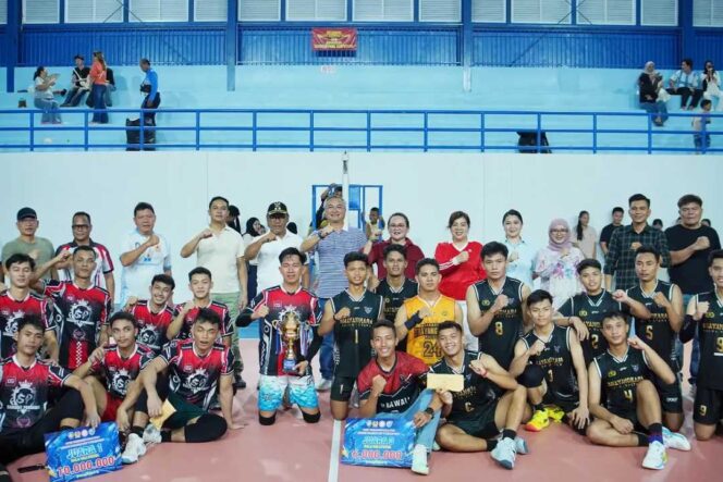 
 Sahabat Pandawa Berjaya di Final Turnamen Bola Voli BMC Open Ke-V, Bupati Wempi Dorong BMC Ke-VI Makin Kompetitif