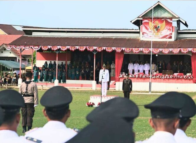 
 Wakil Bupati Nunukan Pimpin Upacara HUT ke-81 Kemerdekaan RI di Kecamatan Lumbis