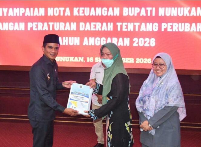 
 Bupati Nunukan Sampaikan Nota Keuangan Rancangan Peraturan Daerah Tentang Perubahan APBD TA. 2026