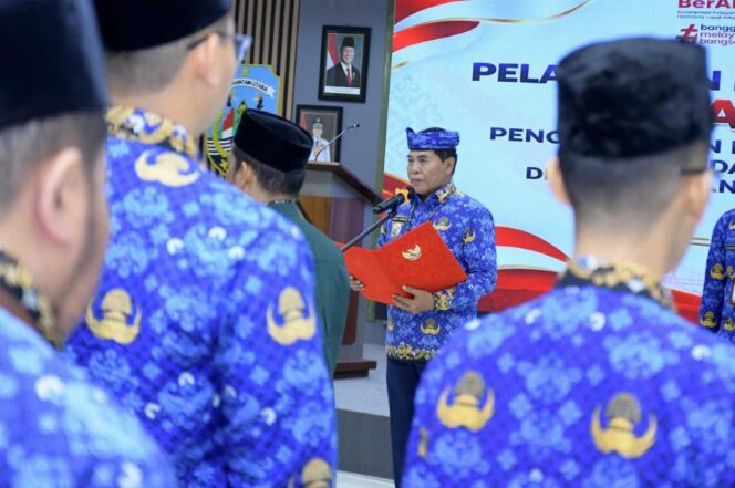 
 Gubernur Lantik 39 Pejabat Fungsional, Ingatkan Jabatan Adalah Amanah