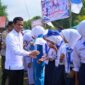 HUT ke-81 PMI, Bupati Irwan Sabri Buka Kemah Bakti PMR Perbatasan di Sebatik Barat
