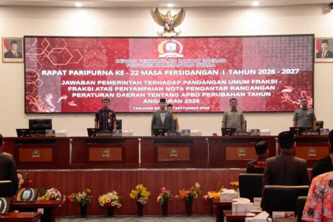 
 Pemprov Kaltara Sampaikan Jawaban  Terhadap Pandangan Umum Fraksi Atas Ranperda Perubahan APBD 2026