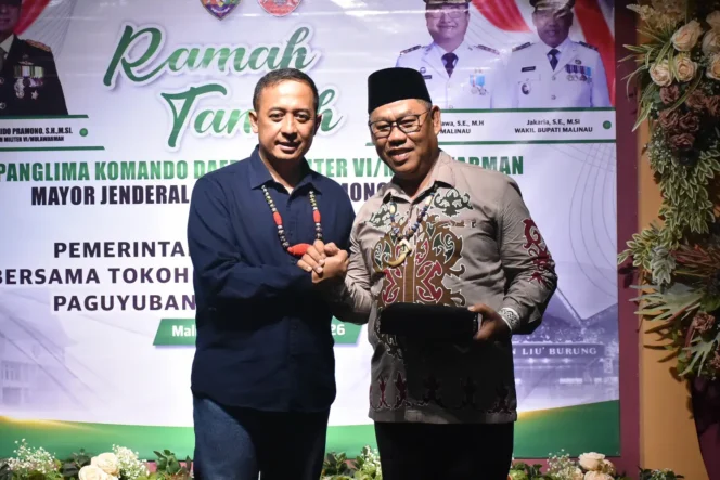 
 Wabup Malinau Sambut  Pangdam VI/Mulawarman, Dorong Perhatian Untuk Wilayah Perbatasan