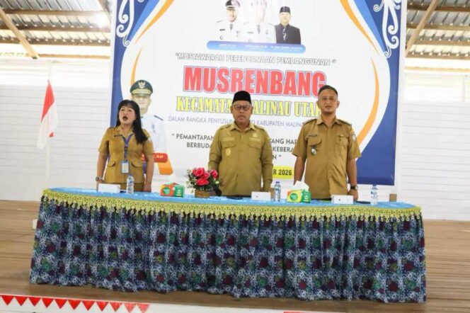 
 Wabup jakaria Buka Musrembangcam Malinau Utara untuk Penyusunan RKPD 2028