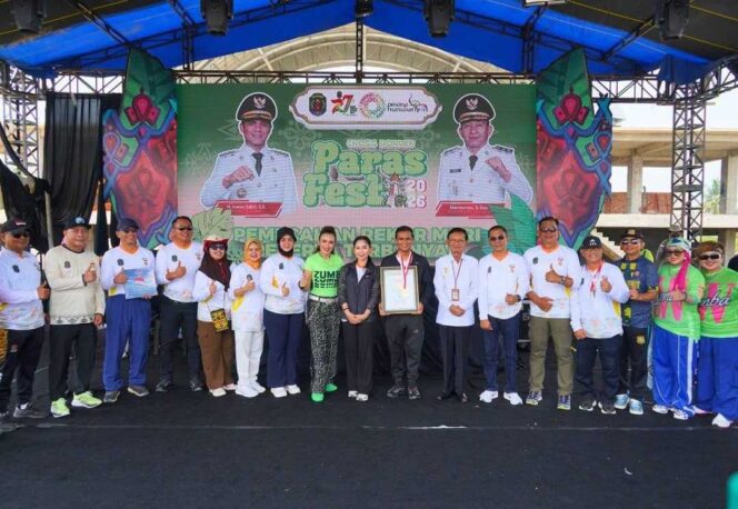 
 Pecahkan Rekor MURI, Senam Lukiwo Diikuti 11.020 peserta